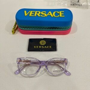 Versace Kid’s Glasses Frame w/ Medusa Head & Case